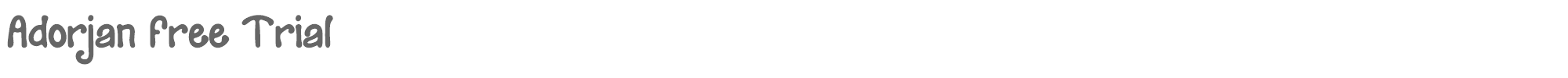 Sample characters Adorjan Font